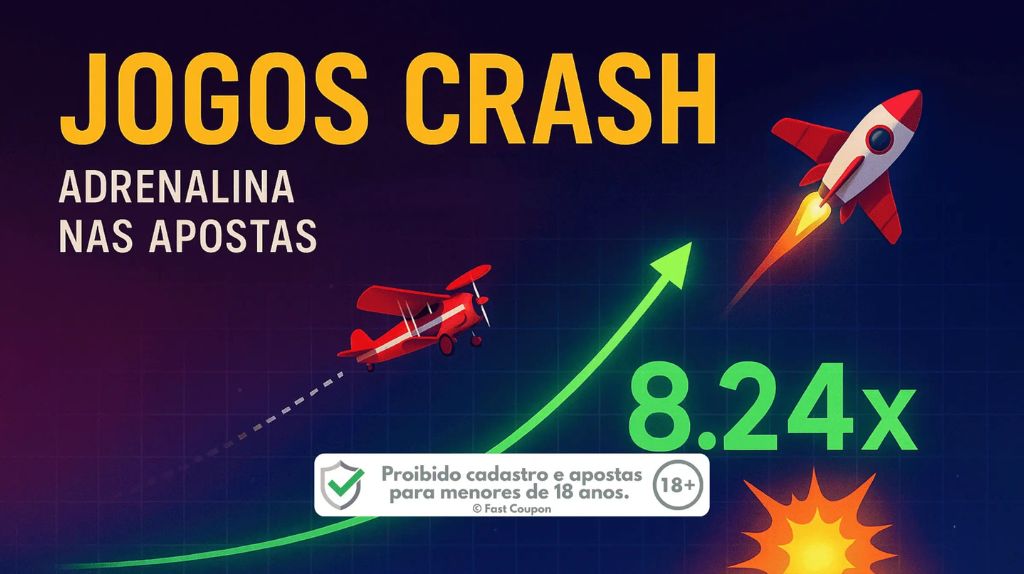 O gráfico de um jogo crash subindo, com a linha de multiplicador prestes a cair.