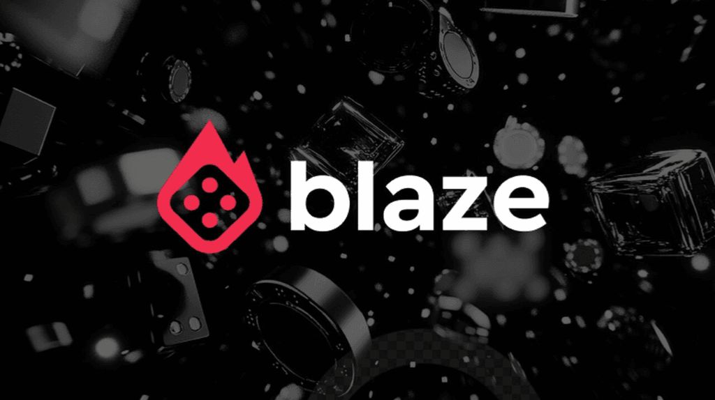 Logo da Blaze Bet, uma plataforma de apostas esportivas e cassino online popular no Brasil.