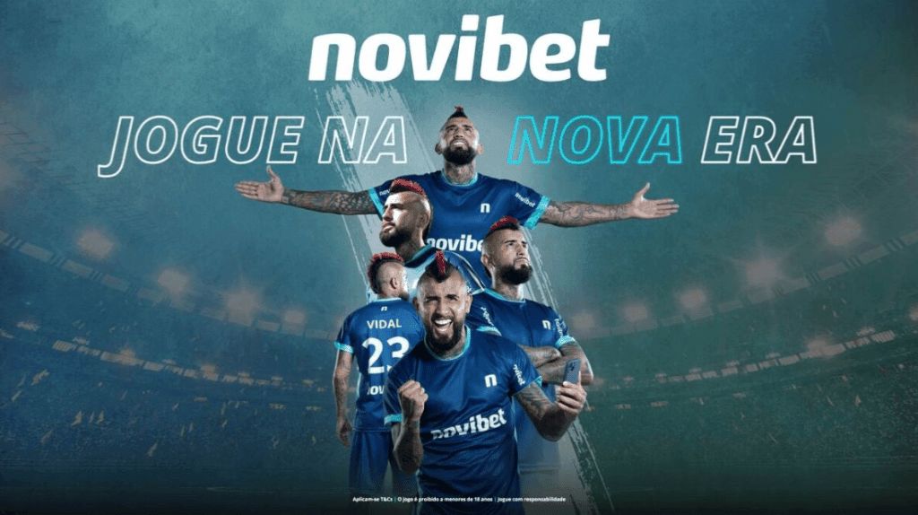 Logo da Novibet, casa de apostas esportivas e cassino online licenciada para operar no Brasil.