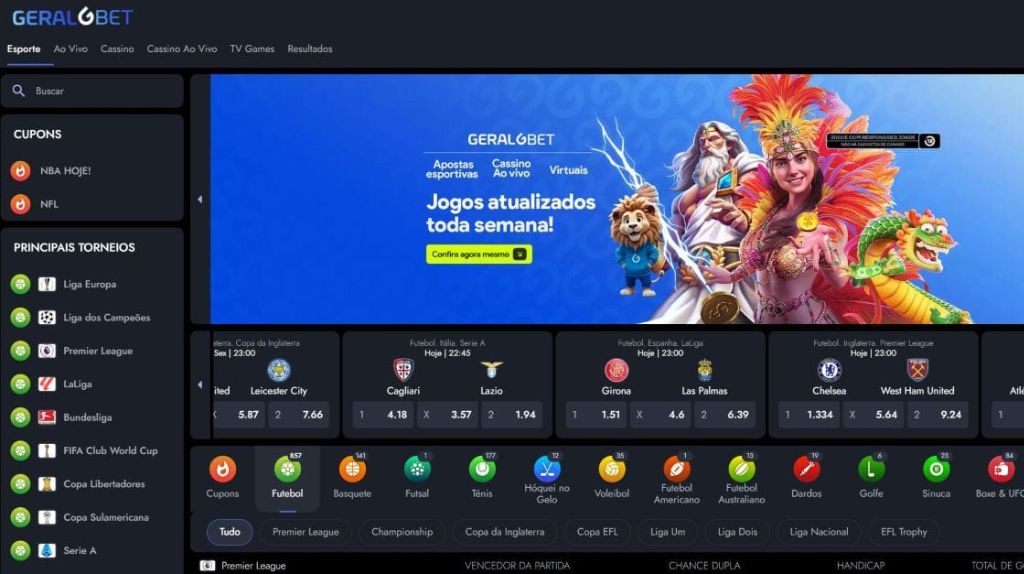 Logo da Geral Bet, uma plataforma de apostas online legalizada e segura no Brasil.
