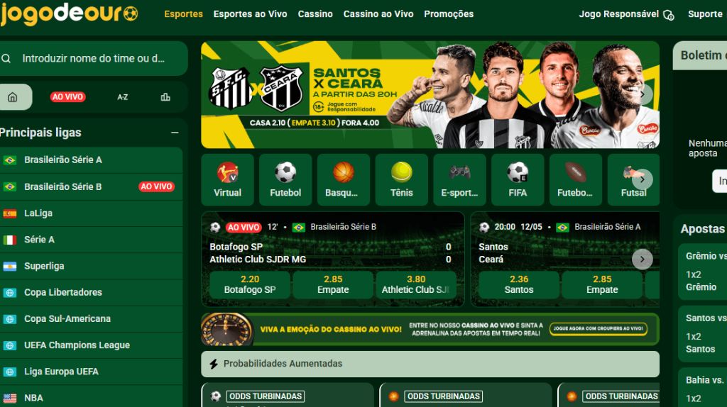 Logo da Jogo de Ouro, uma plataforma de apostas online legalizada e segura no Brasil.