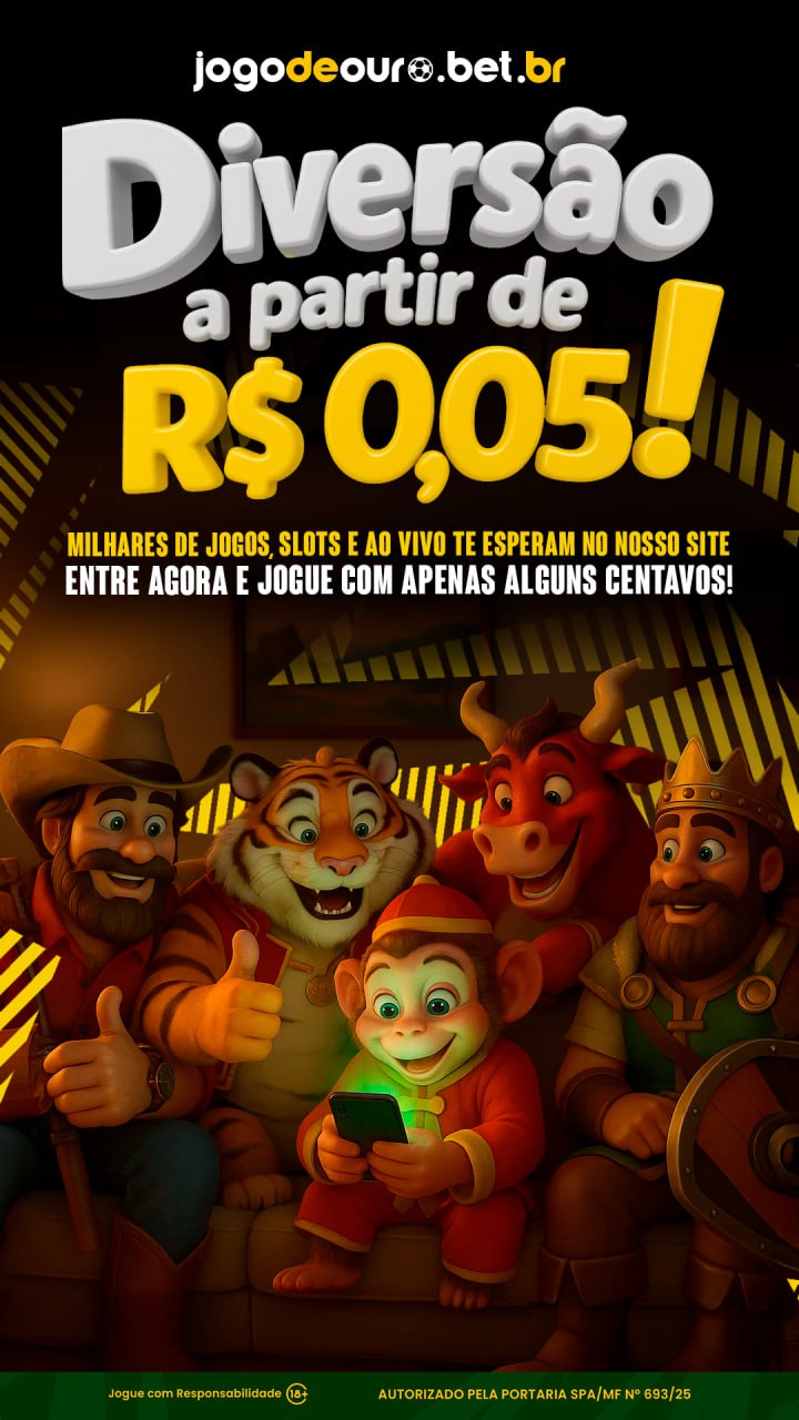 Apostas a partir de 5 centavos na jogo de ouro. Apresenta o fortune rabbit, tiger, touro sortudo e big bass bonanza.