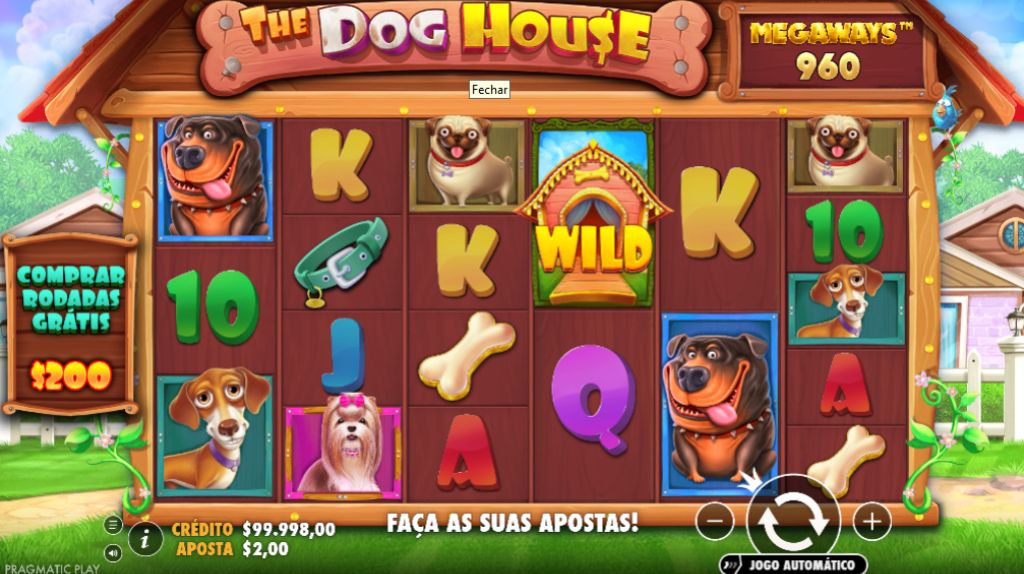 Slot The Dog House Megaways versão demo grátis.