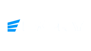 "Logo da Evoplay, desenvolvedora de software iGaming com slots 3D e jogos inovadores.