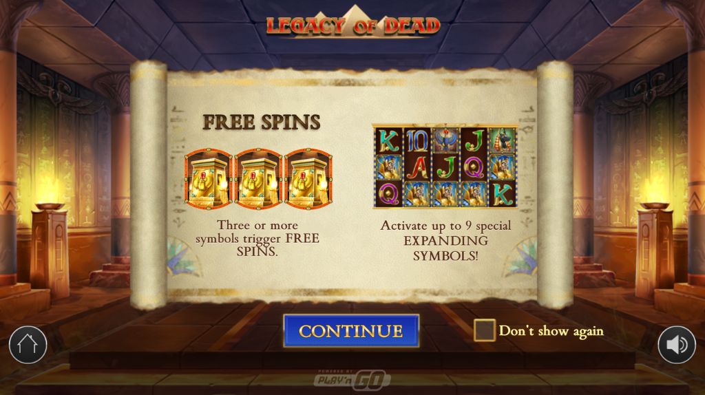 Versão demo grátis do slot Book of Dead da Play’n GO.