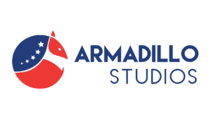 Logo do provedor de software de cassino online Armadillo Studios.