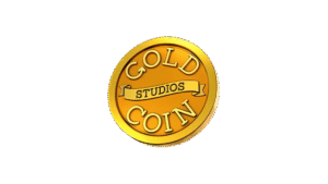 Logo do provedor de software de cassino online Gold Coin Studios.
