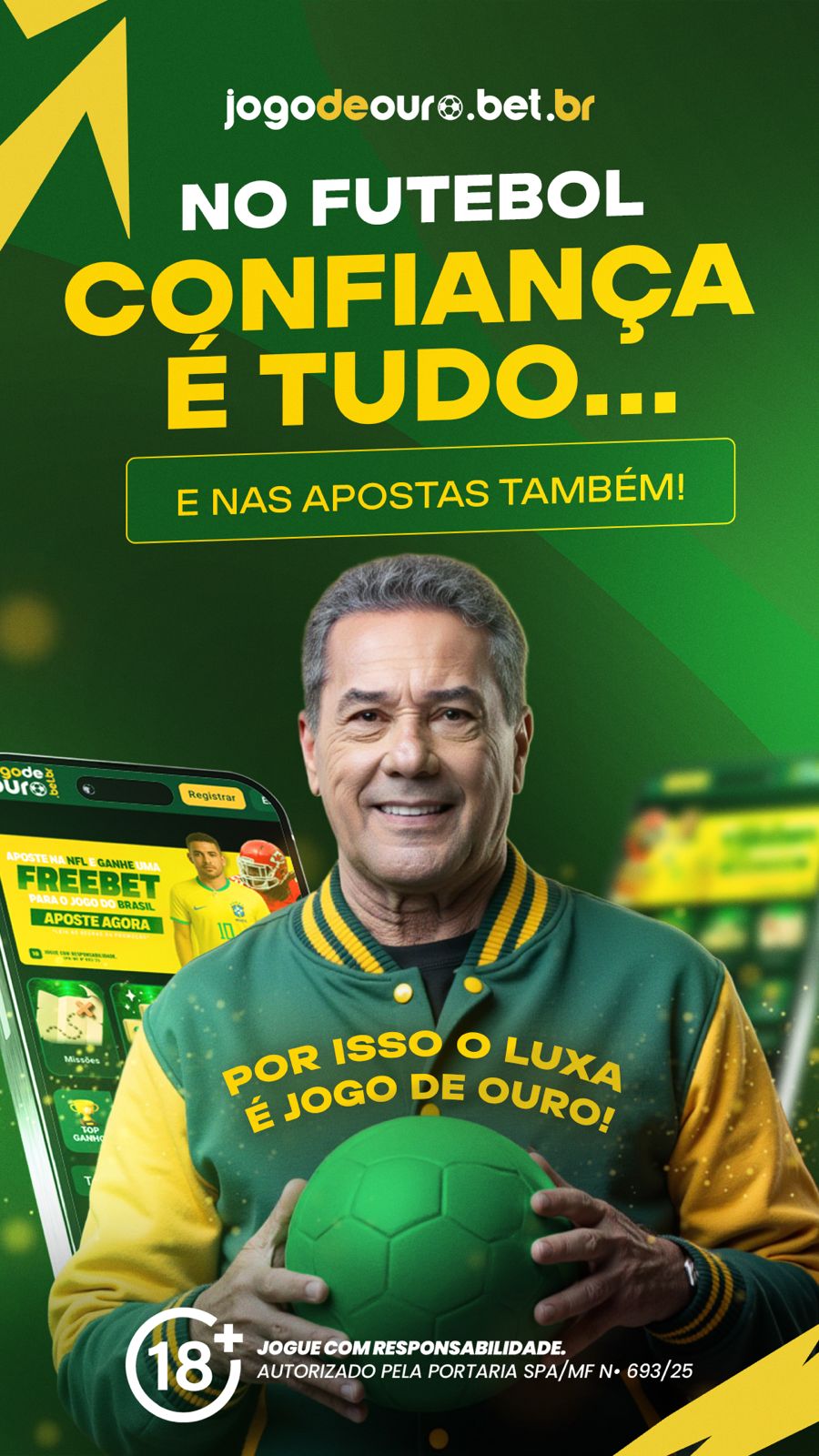 Aposte com as super odds exclusivas do Jogo de Ouro. Cotações altas para eventos 2025. Libertadores, Copa do Mundo, Brasileirão, Sul-americana, Eliminatórias.